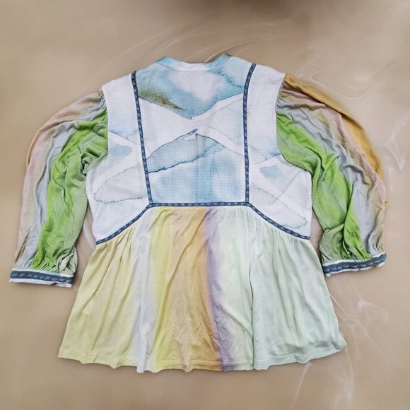 Bl^nk London x Anthropologie Renata Tie Dye Top - Picture 11 of 14